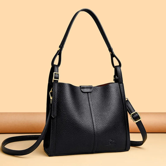Hand Top-Handle Bags for Women 2025 High Quality Pu Leather Purse Ladies Shoulder Crossbody Bag Medium Casual Tote KAIDIFEINIROO