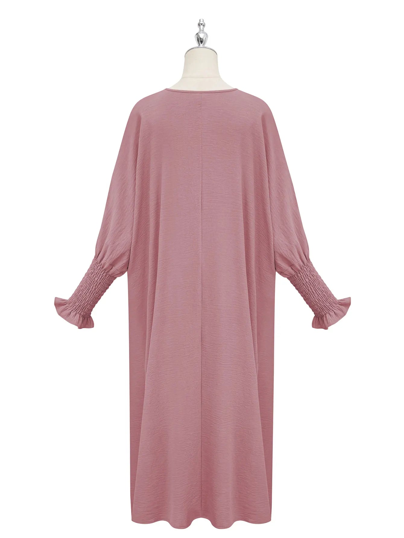 Minimalist Black Front-Zip Plain Abaya Maxi Dress Women Muslim Egyptian Kaftan Ramadan Jalabiya Islam Saudi Arabic Outfits 2025