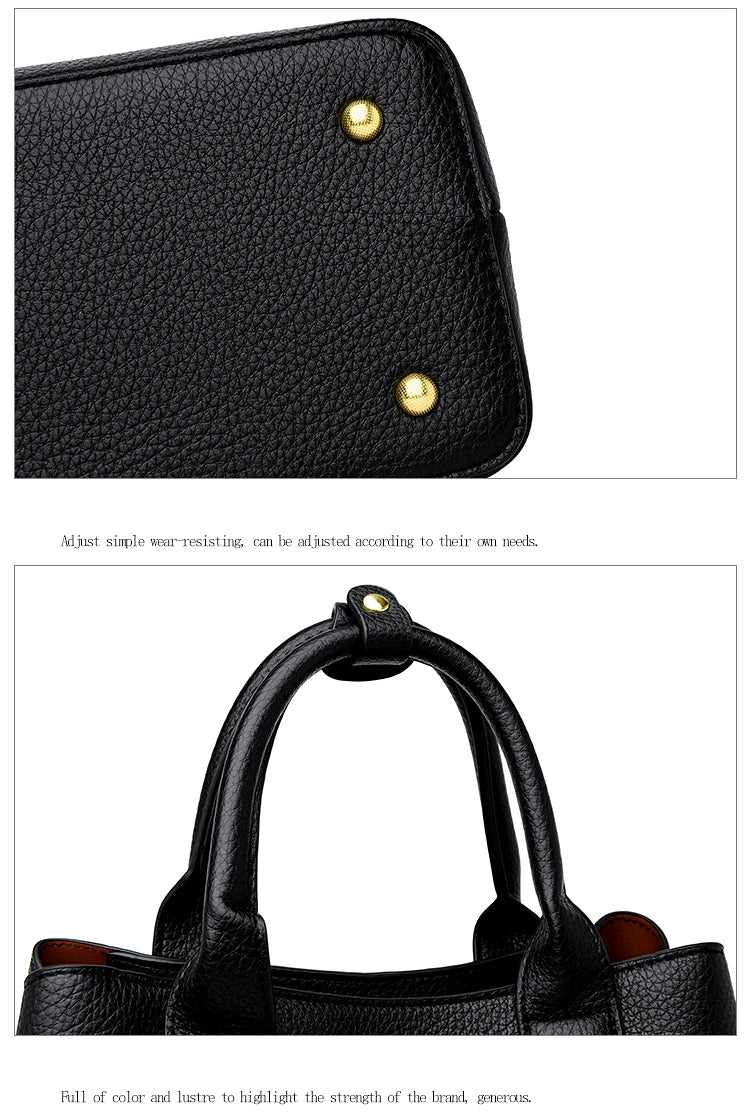 Business Handbags For Women 2022 Luxury Designer Handbag Pure Color Big Capacity Shoulder Crossbody Bags Branded Top-handle Tote