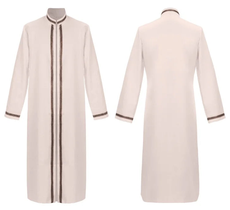 Medieval Muslim Middle Eastern Cloak Retro Long Hooded Robe Cosplay Costume Middle East Dubai Turkey Abayas Abaya Dress