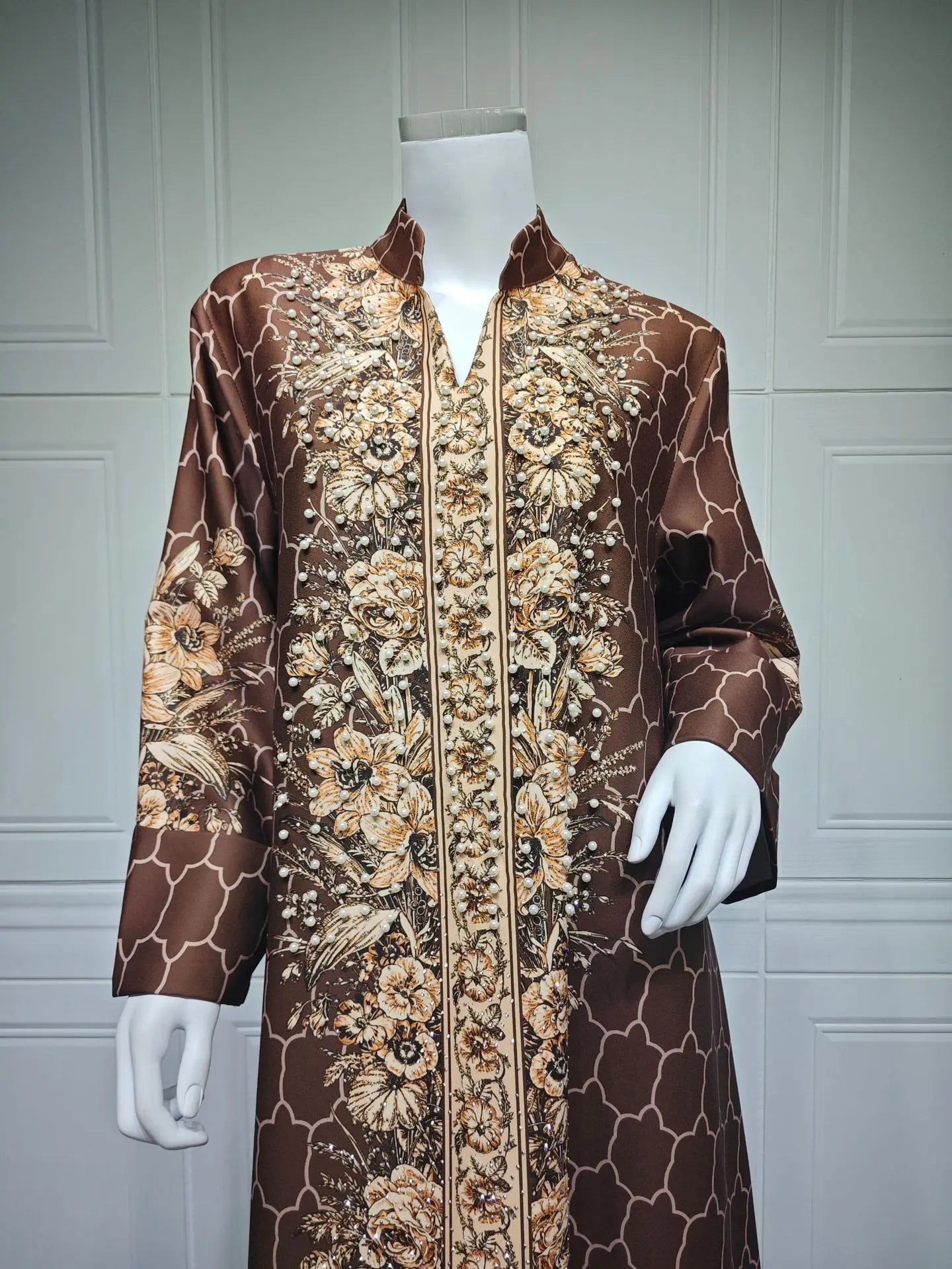 Muslim Dress Women Abaya Eid Diamond Party Dresses Arab Long Robe Print Abayas Dubai Morocco Kaftan Islam Jalabiya Vestidos 2026