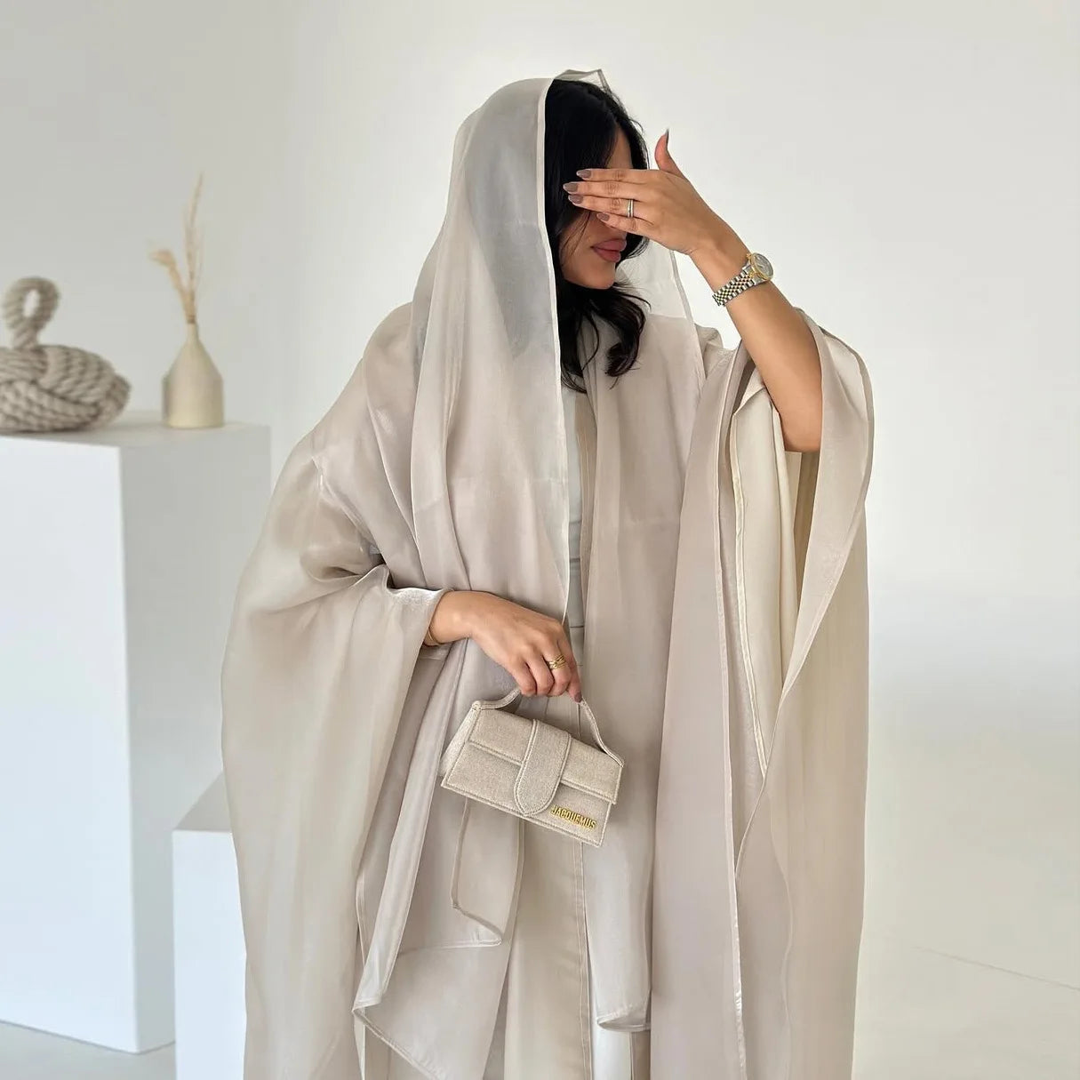 Eid  Women Abaya Muslim Cardigan Dresses Scarf Silky Abayas Ramadan Morocco Dubai Jalabiya Kaftan Vestidos Arab Long Robe 2025