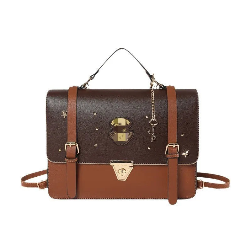 Magic Academy Style Cambridge Bag Handheld Crossbody British Style Postman Bag