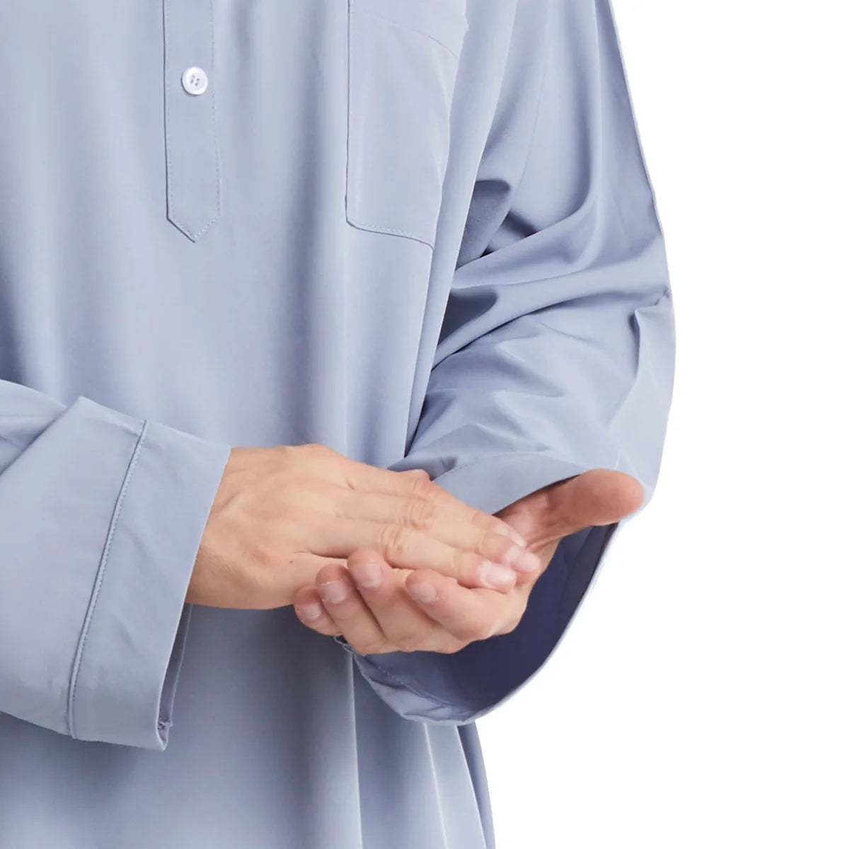 Muslim Men Jubba Thobe 2 Pice Set Top with Pant Mens Abaya Long Islamic Eid 2026 Ramadan Long Robe Saudi Wear Caftan Dubai Arab