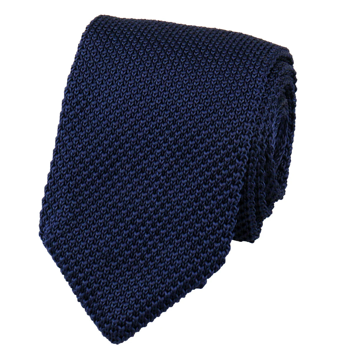 Knitted Ties Dark Blue Fashion Casual Skinny Necktie For Party Boys Girls Solid Colourful Knitted Neck Tie Narrow Slim Gravatas