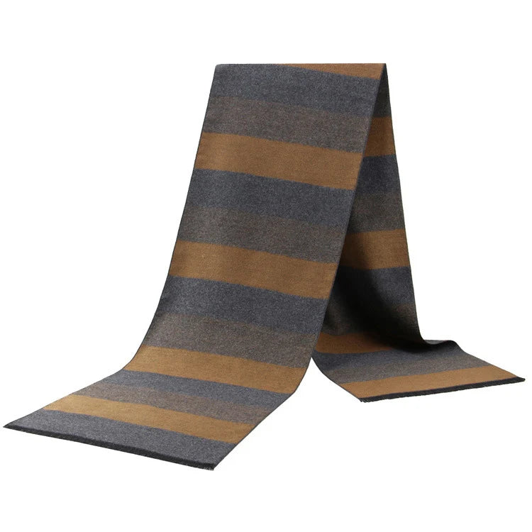 Men Scarf For Man Winter Copy Cashmere Shawl Luxury Brand Scarf Soft Keep Warm Outdoor Grey Knit Neckerchief Men Shawl Wrap Gift