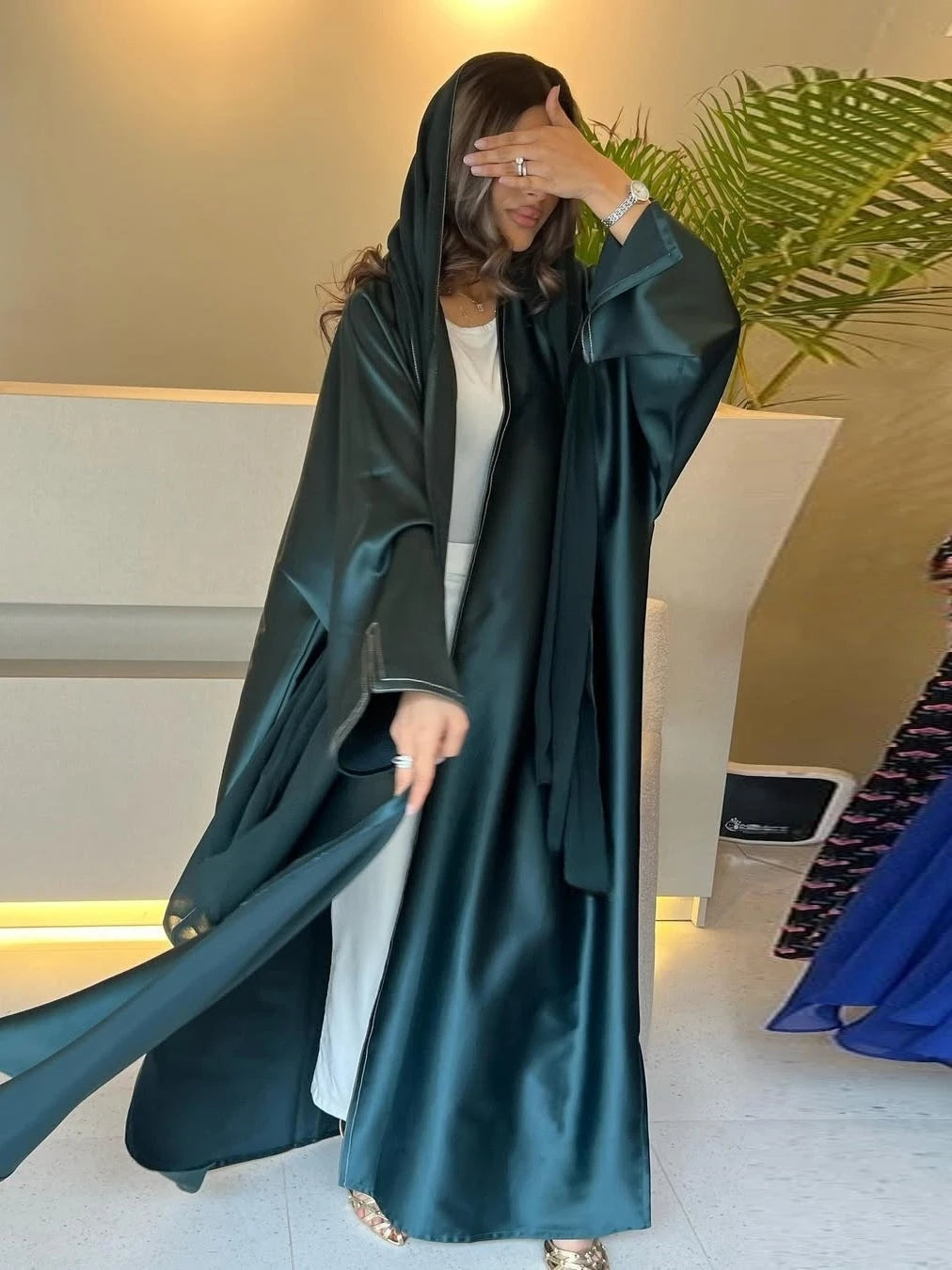 Muslim Modest Abaya Women Cardigan Dress Ramadan Eid Party Abayas Dresses Arab Long Robe Morocco Dubai Kaftan Vestidos Jalabiya