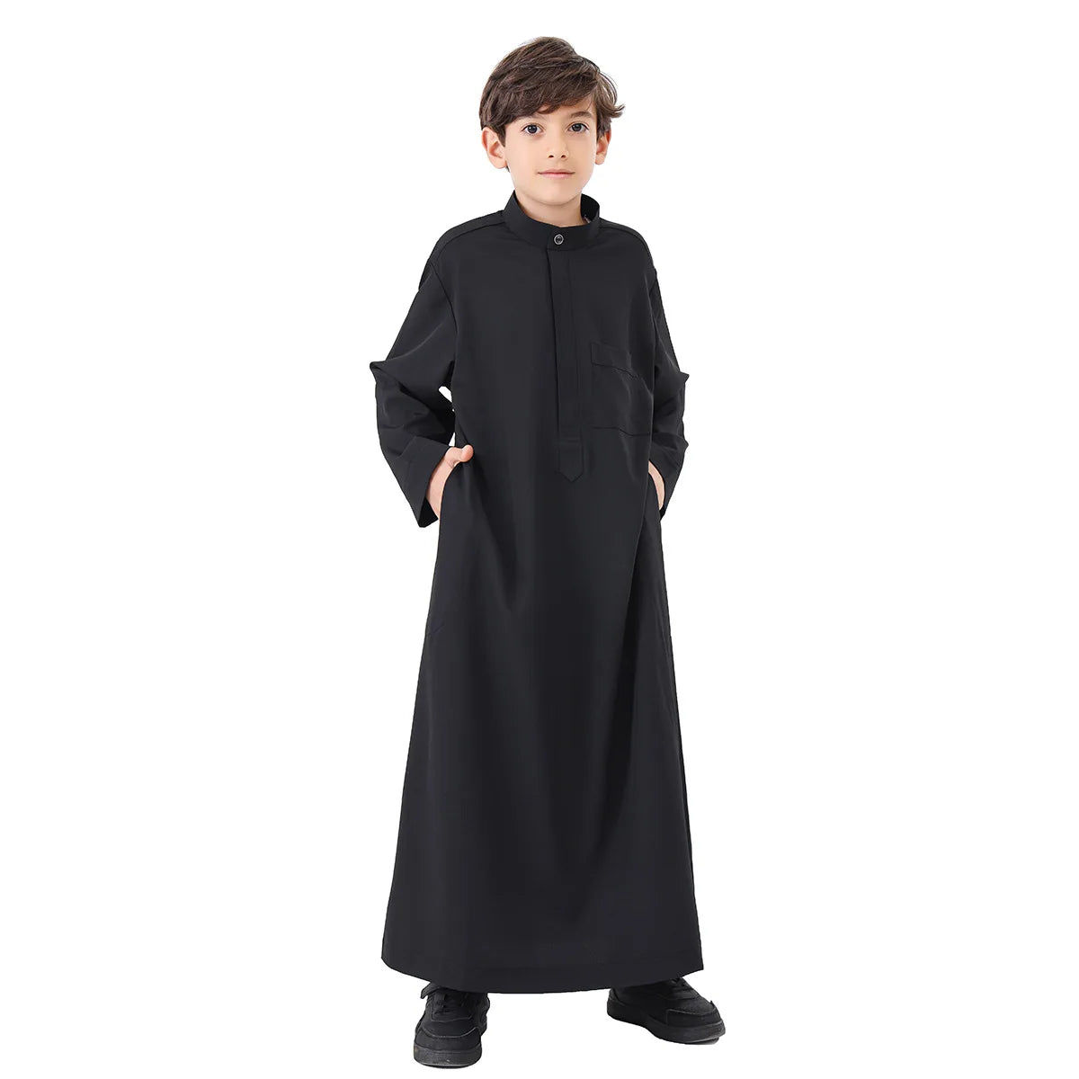 Muslim Kids Boys Jubba Thobe Robe Turkey Arabic Islam Dubai Abayas For Prayer Clothes Djellaba Robe Musulmane Hombre