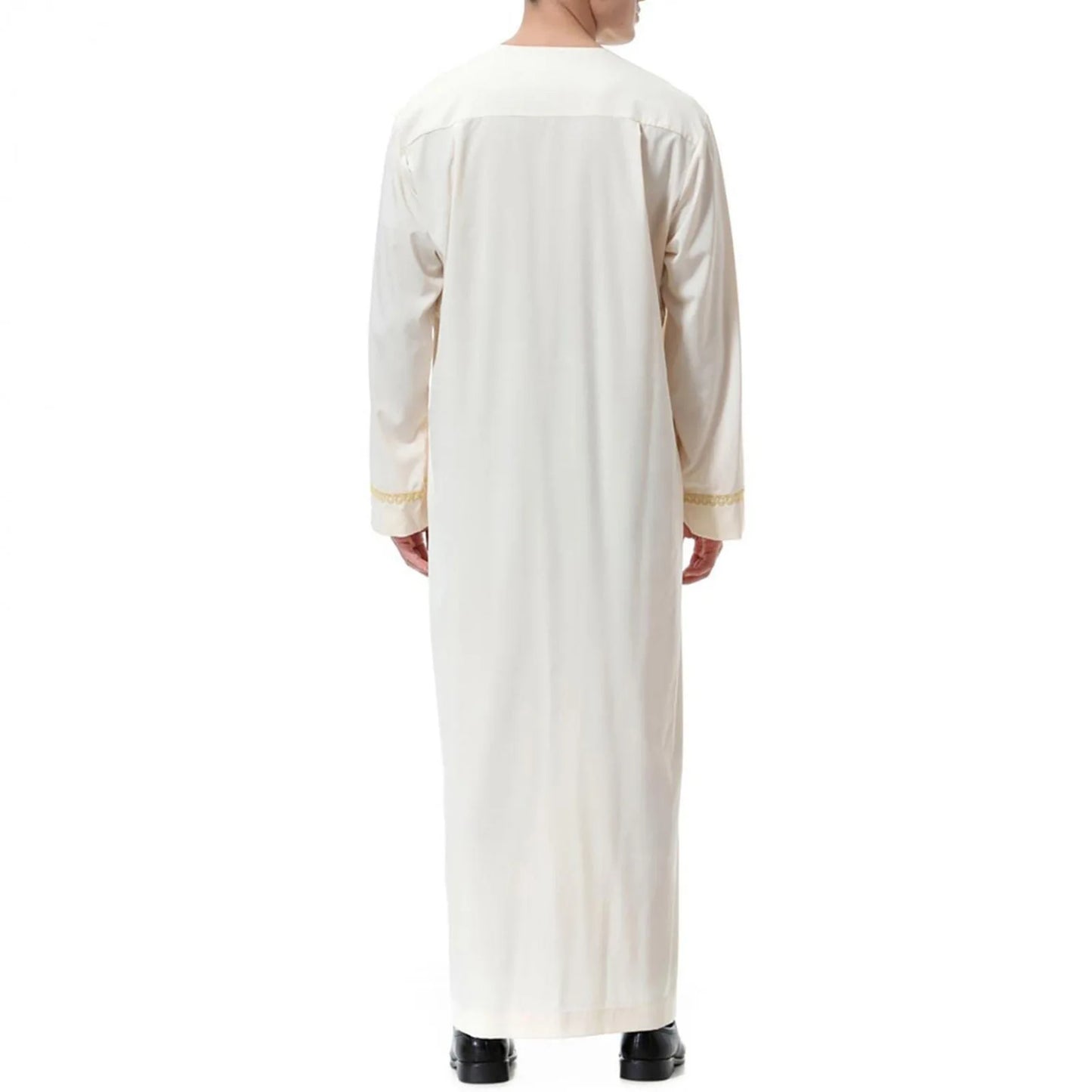 Muslim Men Jubba Thobe Print Zipper Kimono Long Robe Saudi Islamic Musulman Wear Clothing Abaya Caftan Islam Dubai Arab Dress