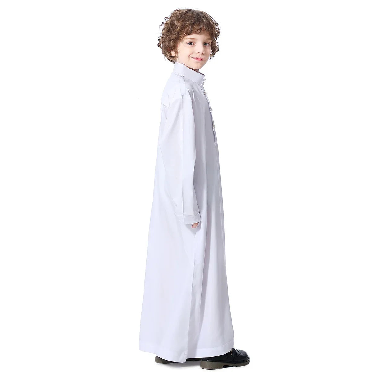 Abaya Dubai Long Robe Boys Jilbab Khimar Turkey Ramadan Muslim Clothes Kaftan Moroccan Islam Hijab Abayas Arab Islamic Clothing