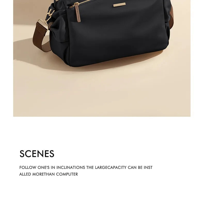 Golf Handbag for Women, Large Capacity, Crossbody Bag, Fashionable Canvas Bag, Middle-aged Mother Bag, The multifunctional bag