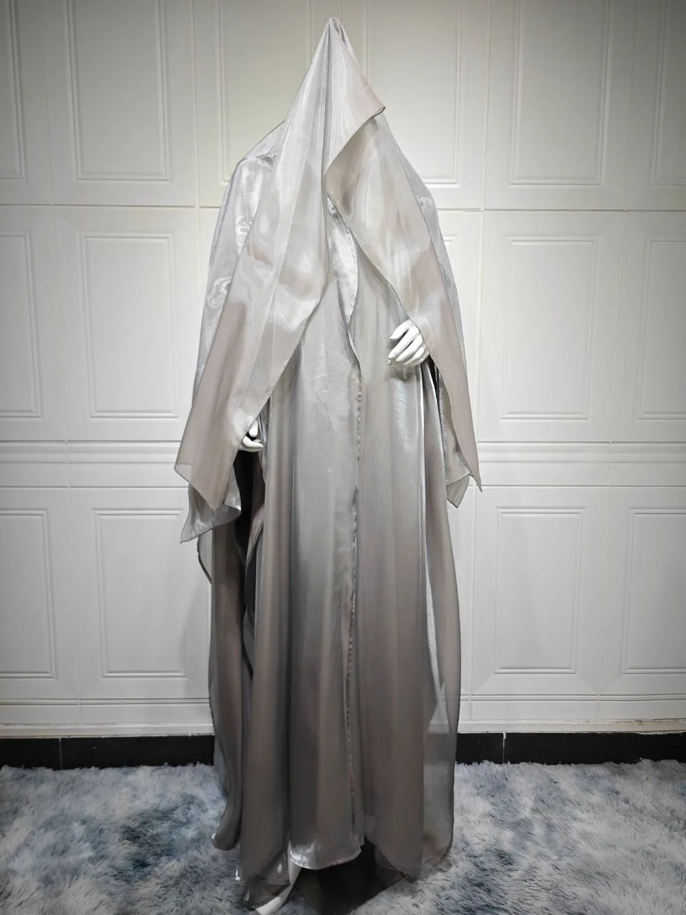 Eid  Women Abaya Muslim Cardigan Dresses Scarf Silky Abayas Ramadan Morocco Dubai Jalabiya Kaftan Vestidos Arab Long Robe 2025