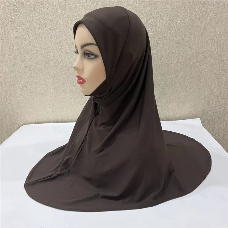 BOHOWAII Muslim Islamic Modal Hijab Scarf Instant Hijabs Headscarfs for Women Long Scarves Head Wrap Shawl Bonnet Hijabe Femme