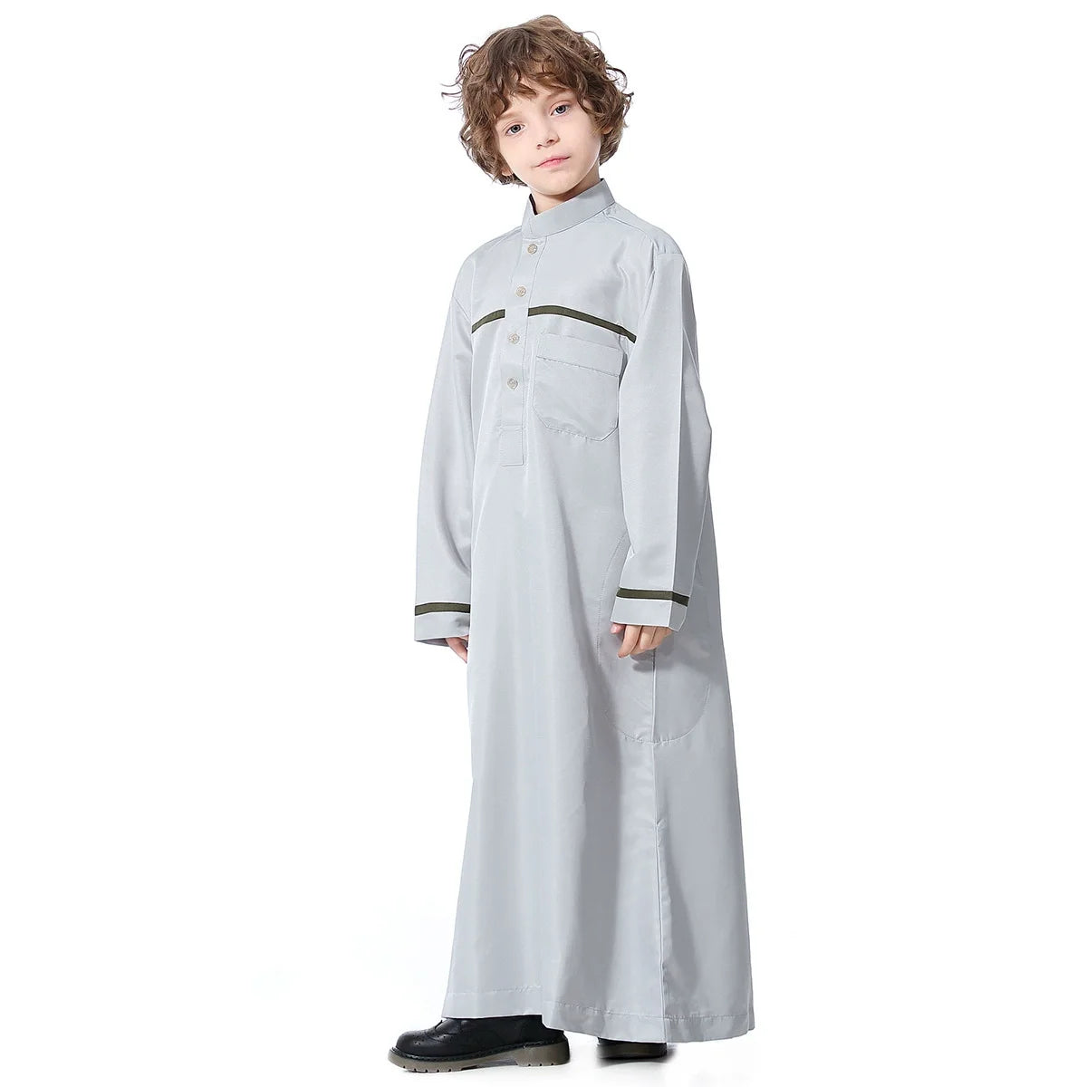 Abaya Dubai Long Robe Boys Jilbab Khimar Turkey Ramadan Muslim Clothes Kaftan Moroccan Islam Hijab Abayas Arab Islamic Clothing