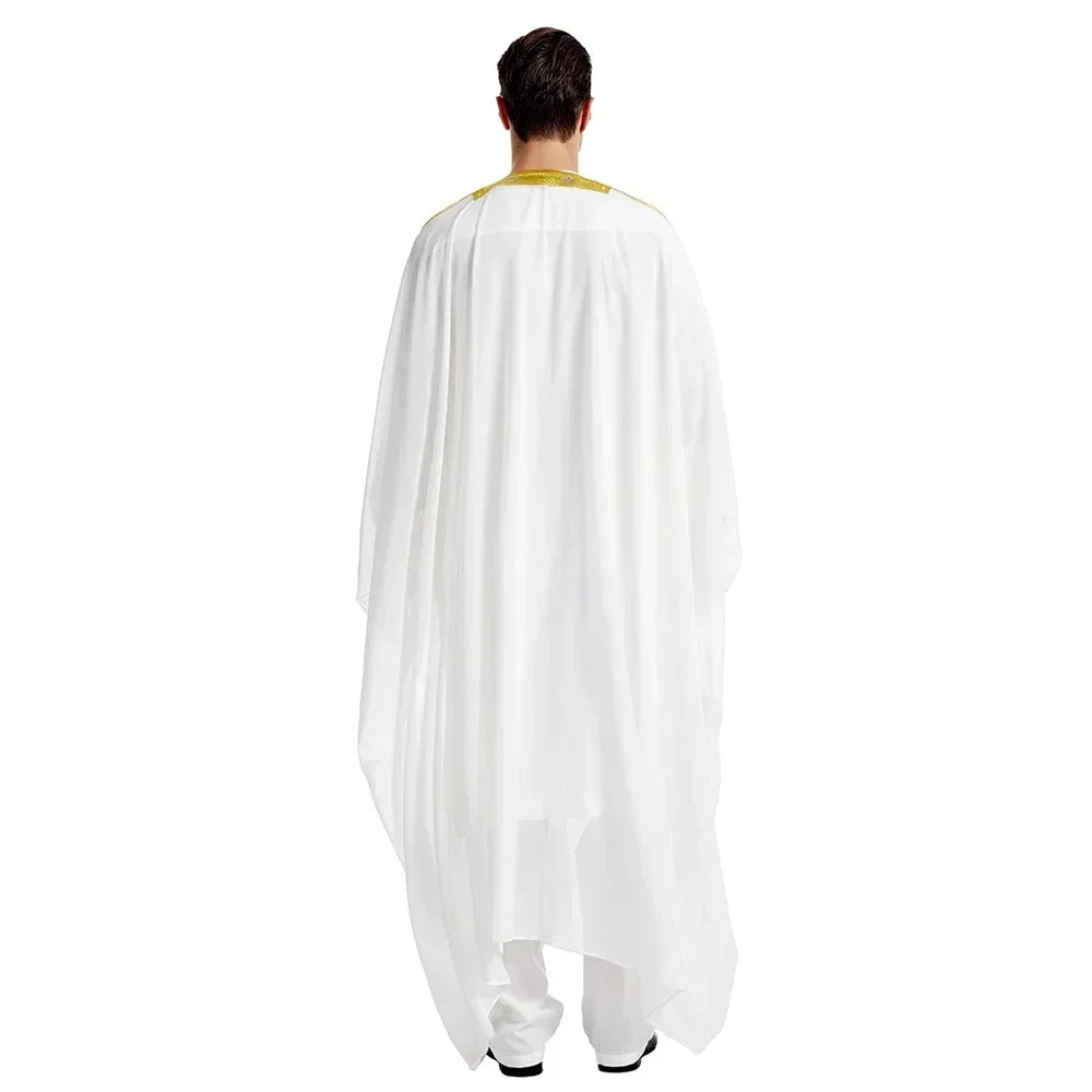 Men Kebaya Open Muslim Kimono Abaya Turkey Arabic Islam Djellaba Homme Robe Musulmane Hombre Ramadan Abayas for Prayer Clothes