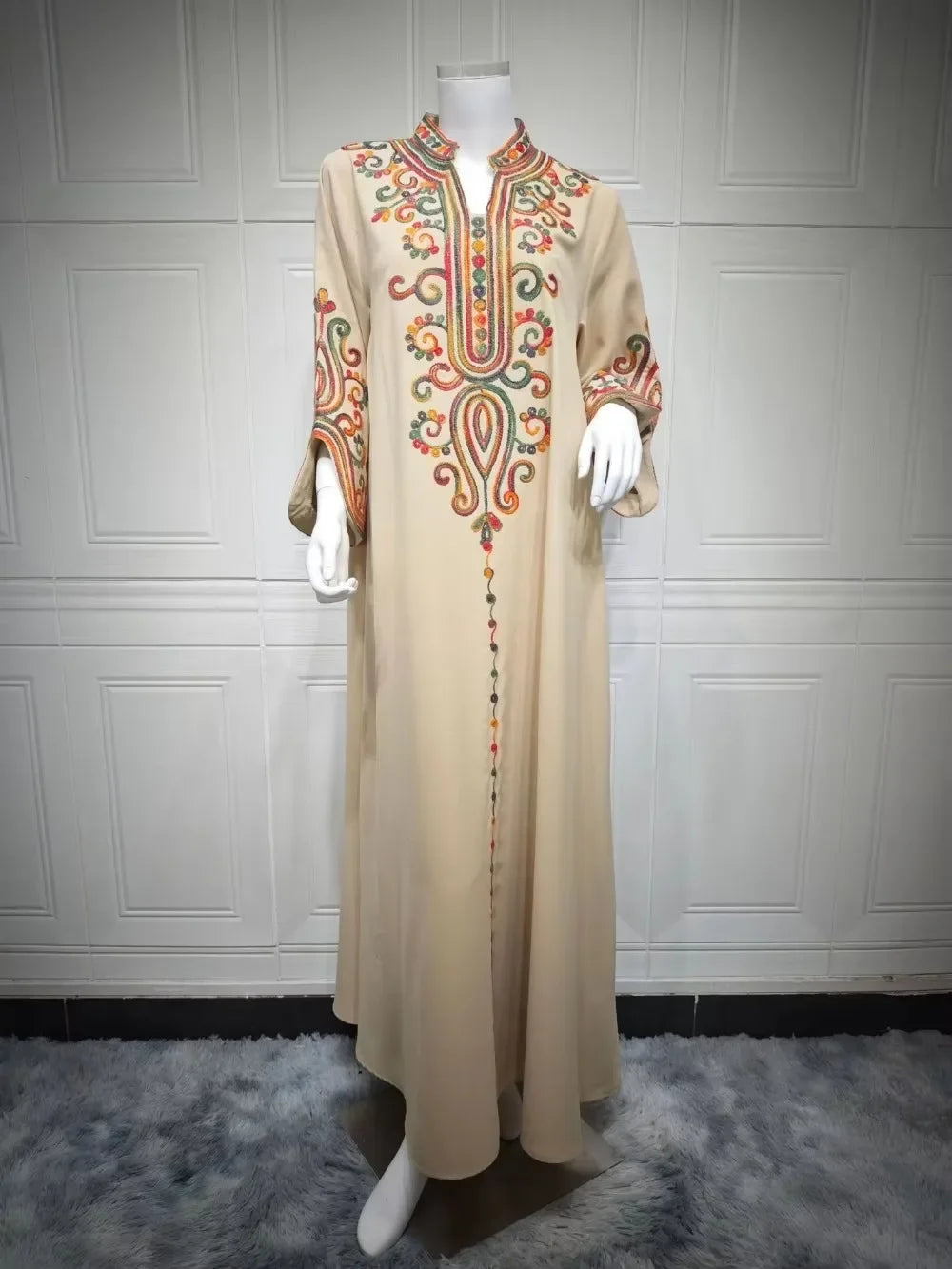 Abaya Dress For Women Embroidery Vestidos Largos Islam Arab Long Robe Jalabiya Ramadan Morocco Kaftan Dubai Abayas Dresses 2026
