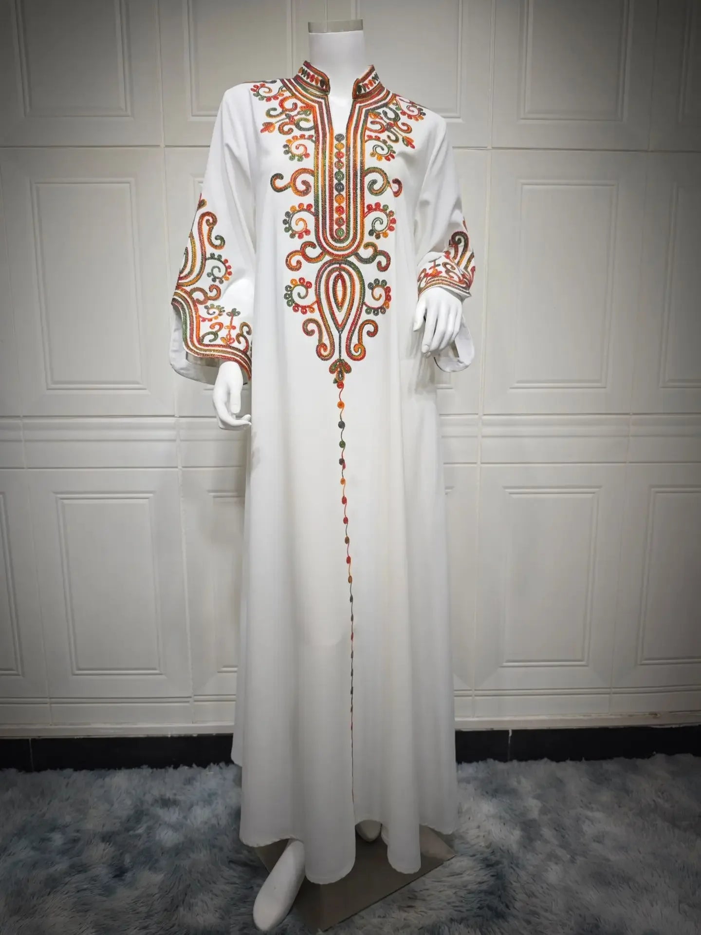 Abaya Dress For Women Embroidery Vestidos Largos Islam Arab Long Robe Jalabiya Ramadan Morocco Kaftan Dubai Abayas Dresses 2026
