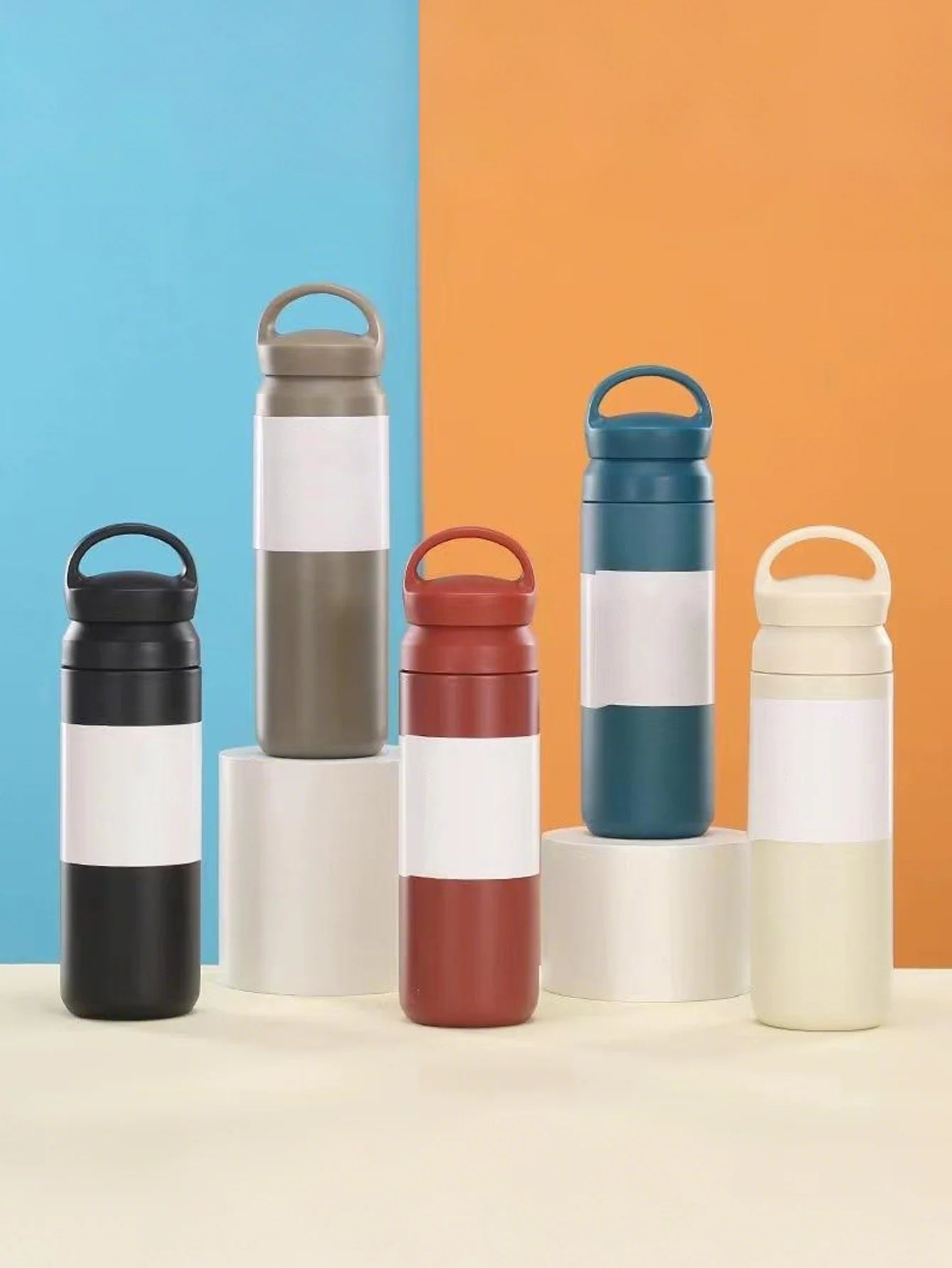 500ml Portable Stainless Steel Vacuum Insulated Water Cup Exquisite Double-Walled for Daily Use in Homes Offices Outdoor Parties