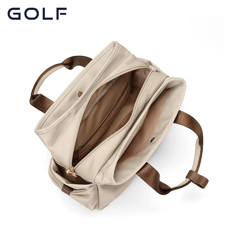 Golf Handbag for Women, Large Capacity, Crossbody Bag, Fashionable Canvas Bag, Middle-aged Mother Bag, The multifunctional bag