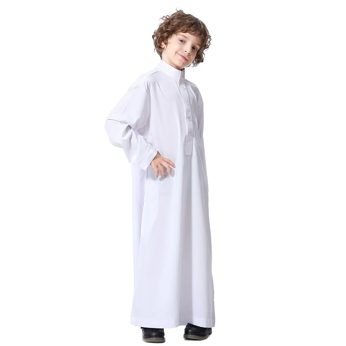 Abaya Dubai Long Robe Boys Jilbab Khimar Turkey Ramadan Muslim Clothes Kaftan Moroccan Islam Hijab Abayas Arab Islamic Clothing