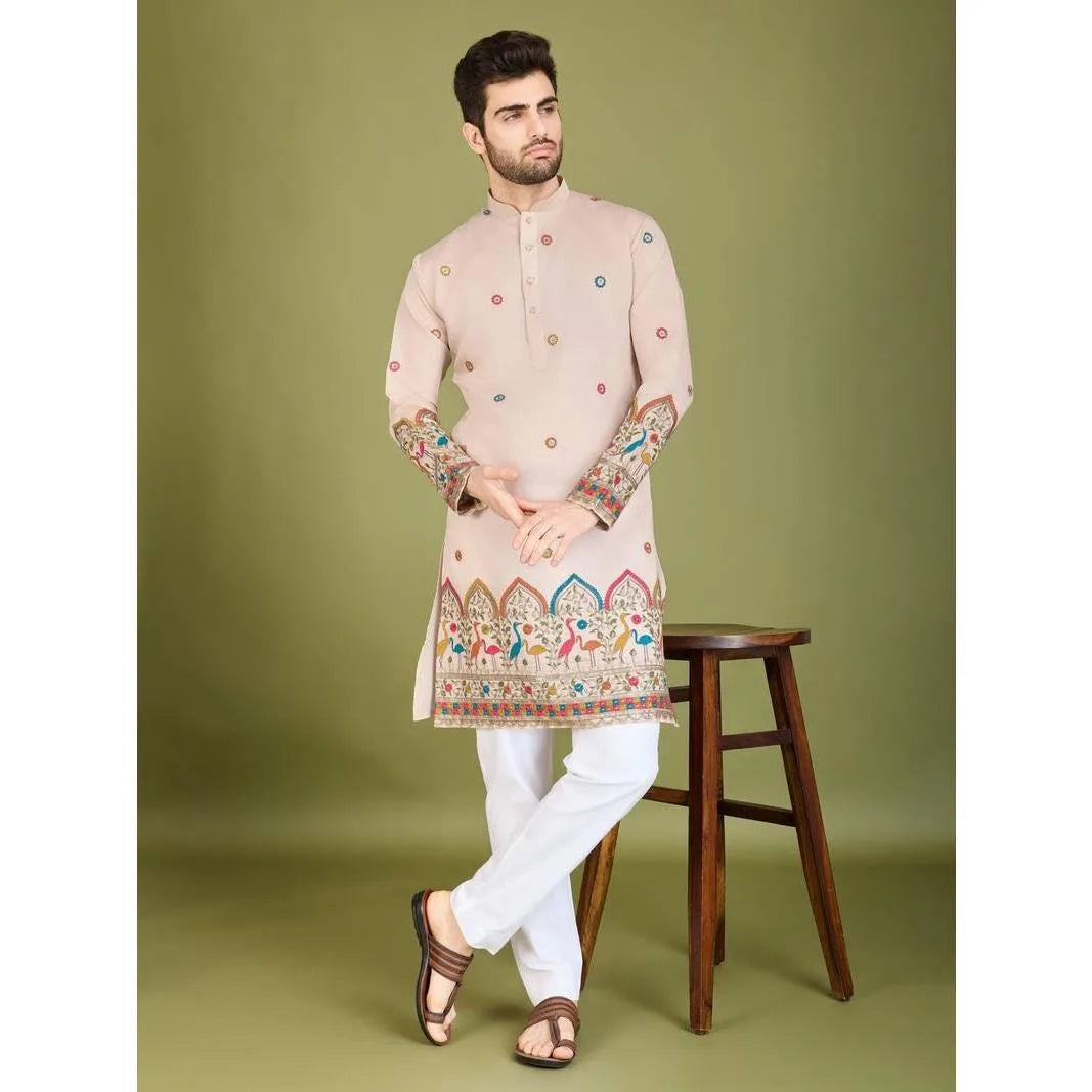 Mens Abaya Thobe Arabic National style Henley Kaftan Banded Plain Gown Shirts Men's Muslim 2026 Thobe Harajuku Streetwear