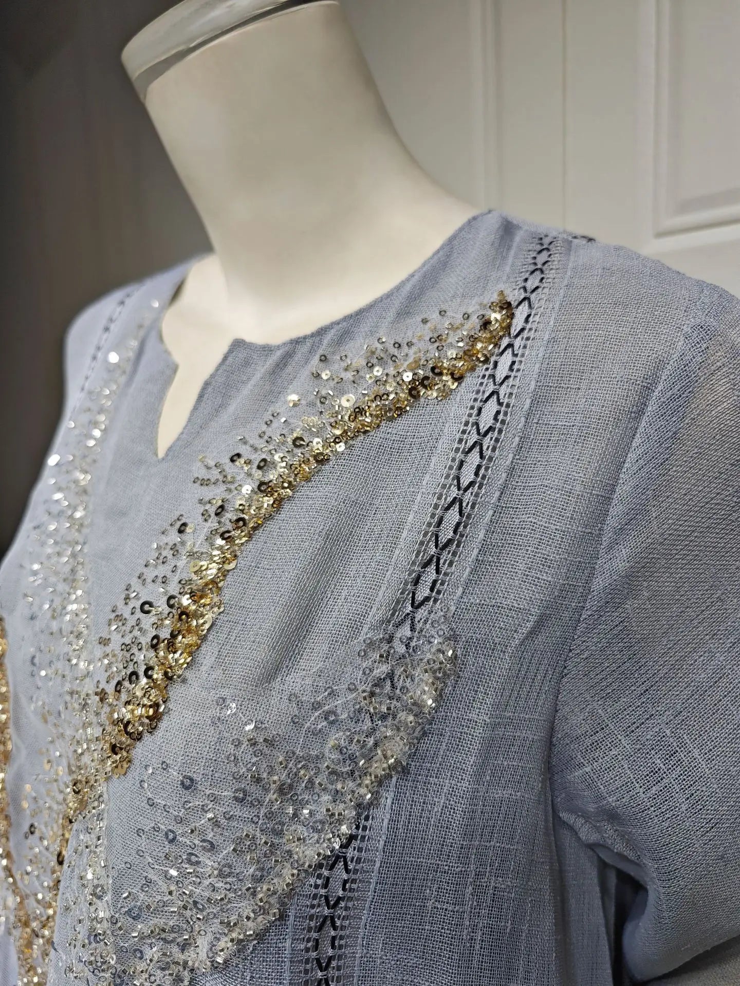 Uni Abaya Dubai Luxury Evening Dress Woman For Party Prom Modest Fashion Mesh Sequins Embroidery New in Dresses 2025