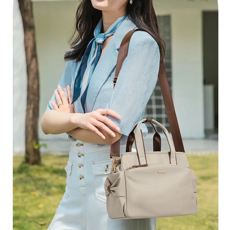 Golf Handbag for Women, Large Capacity, Crossbody Bag, Fashionable Canvas Bag, Middle-aged Mother Bag, The multifunctional bag