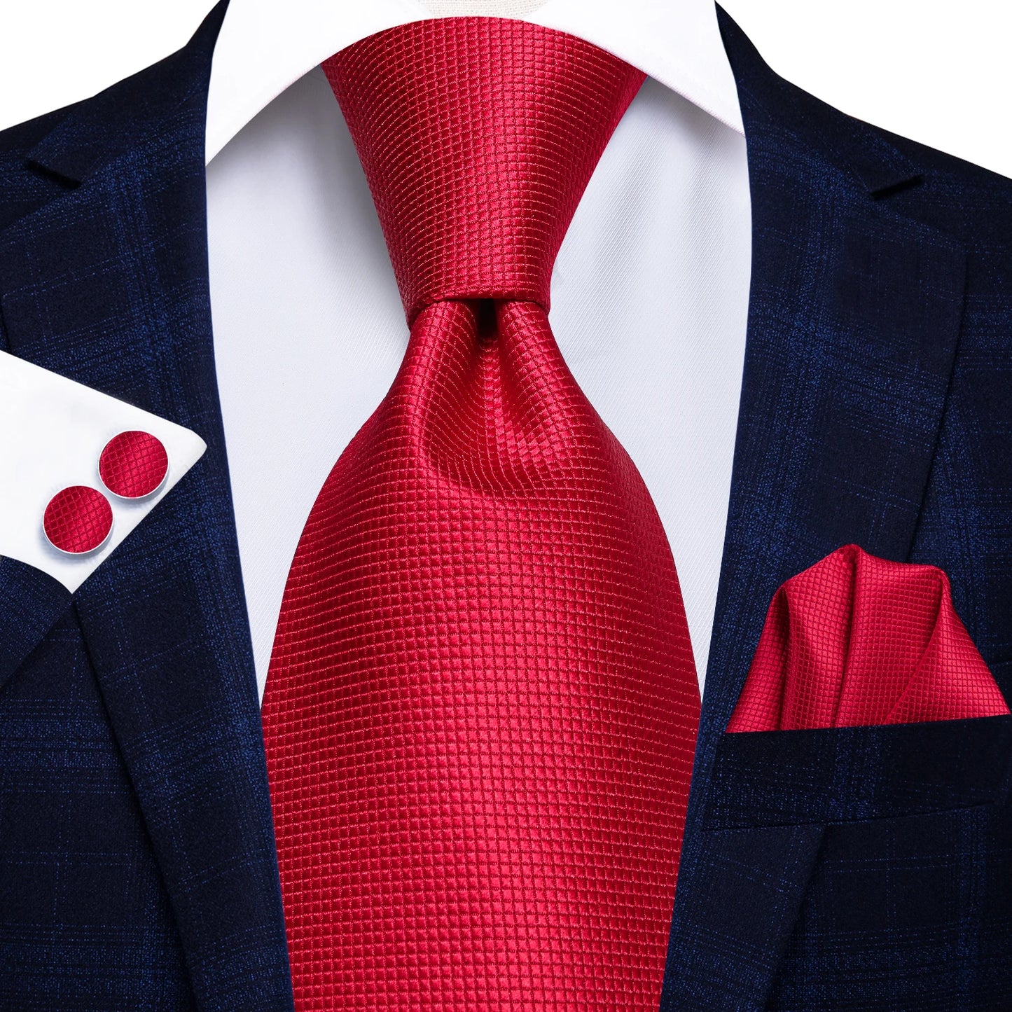 Hi-Tie Paisley Wine Red Silk Men's Tie NeckTies 8.5cm Ties for Men Formal Business Luxury Wedding Neckties Quality Gravatas