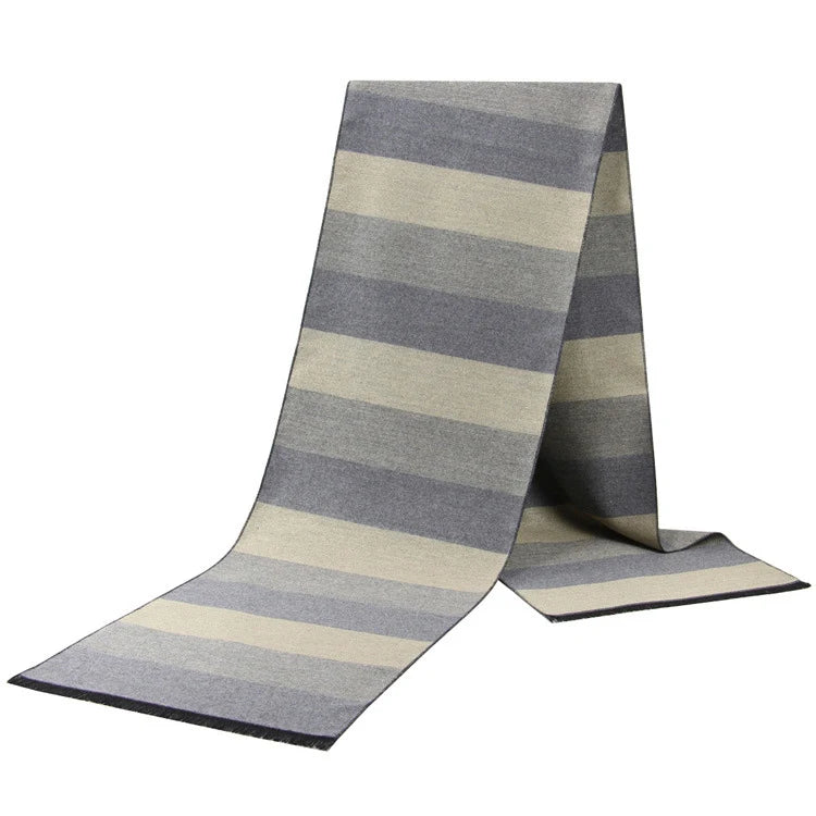 Men Scarf For Man Winter Copy Cashmere Shawl Luxury Brand Scarf Soft Keep Warm Outdoor Grey Knit Neckerchief Men Shawl Wrap Gift