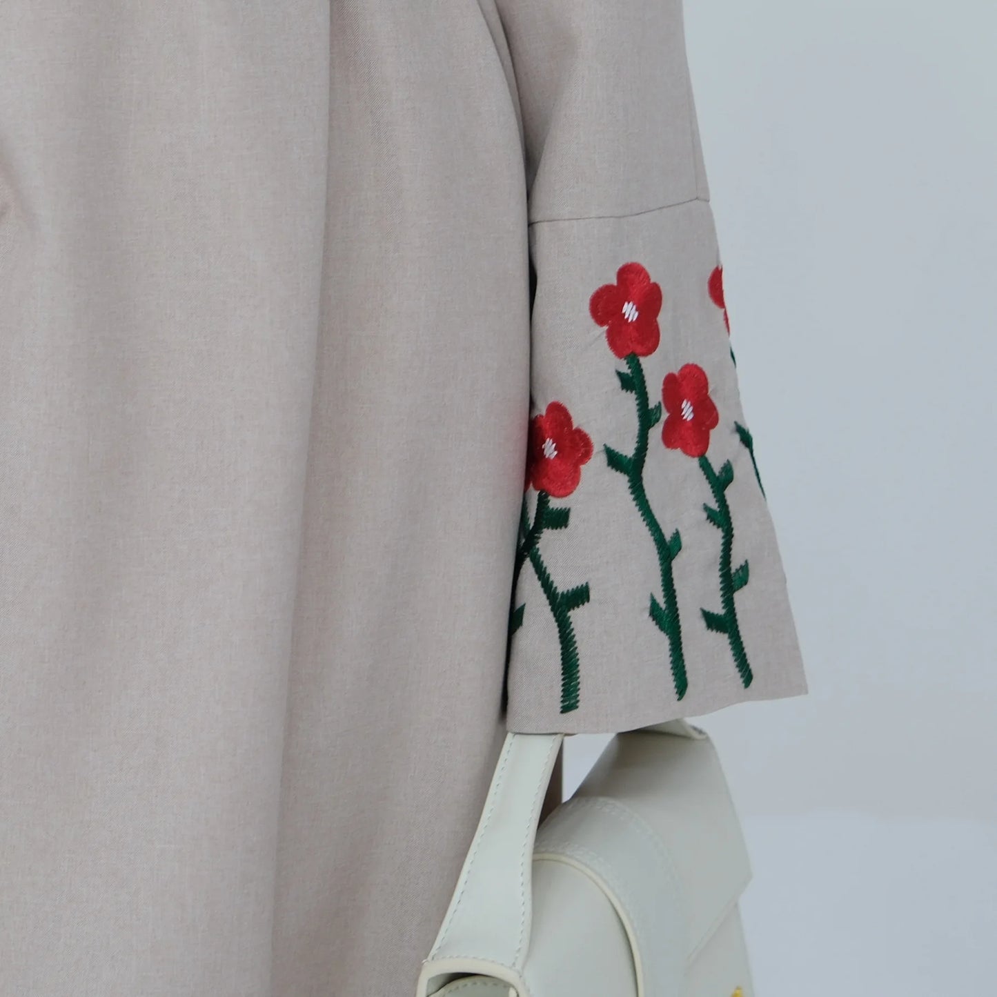 Floral Embroidery Muslim Dress for Women Eid Morocco Ramadan Lace-up Abayas Kaftan Islam Vestidos Largo Dubai Arab Long Robe