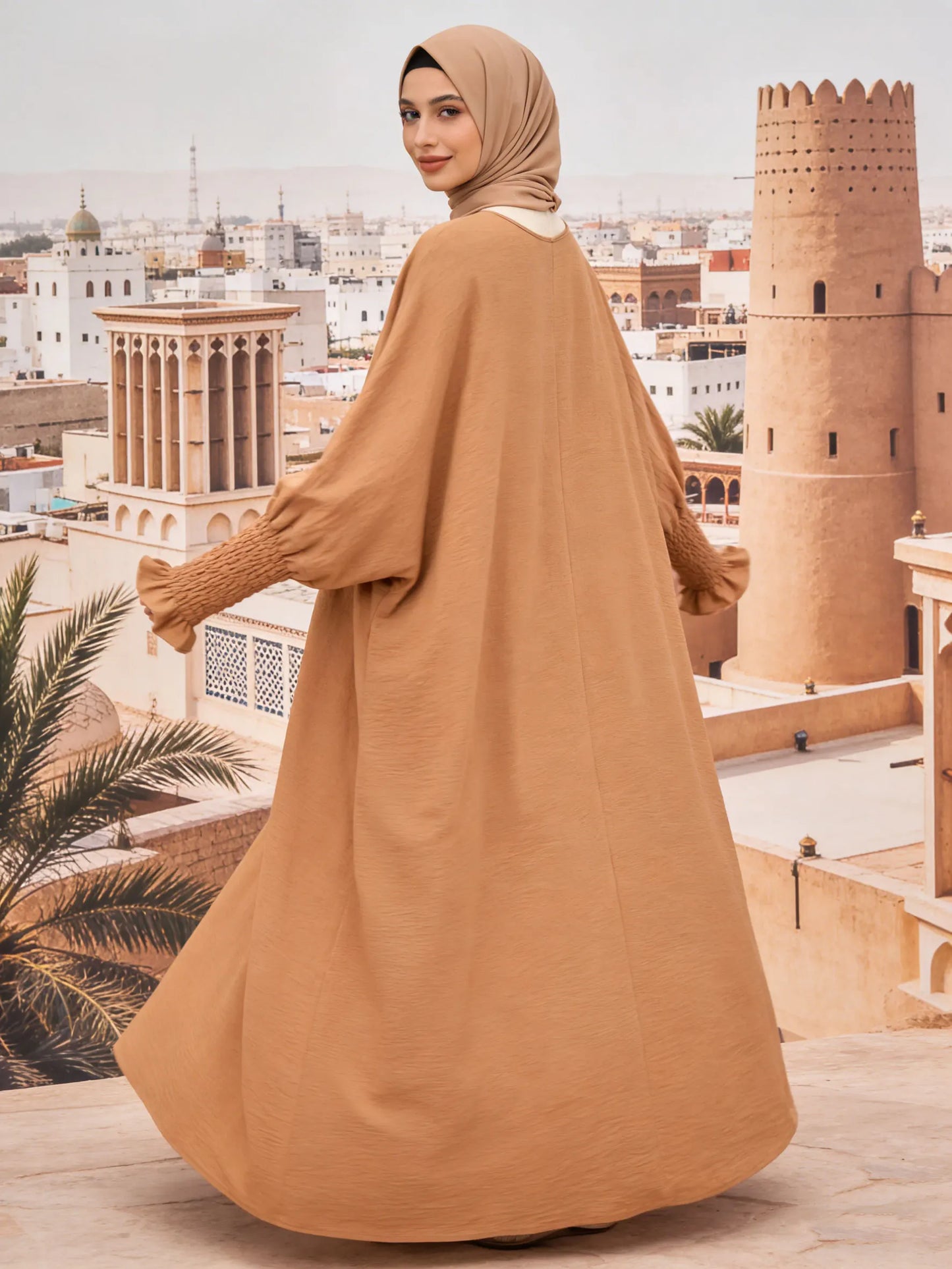 Minimalist Black Front-Zip Plain Abaya Maxi Dress Women Muslim Egyptian Kaftan Ramadan Jalabiya Islam Saudi Arabic Outfits 2025