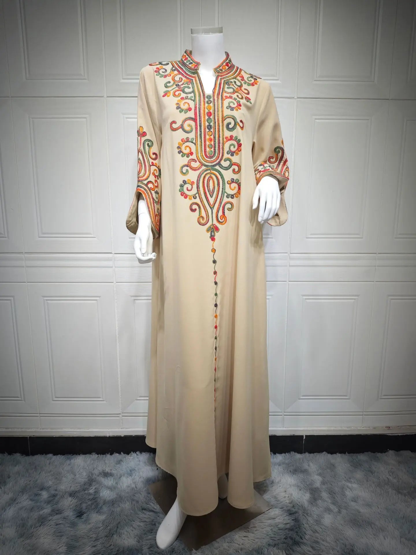 Abaya Dress For Women Embroidery Vestidos Largos Islam Arab Long Robe Jalabiya Ramadan Morocco Kaftan Dubai Abayas Dresses 2026