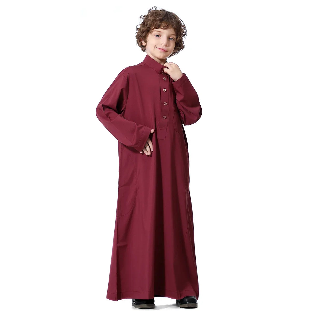 Abaya Dubai Long Robe Boys Jilbab Khimar Turkey Ramadan Muslim Clothes Kaftan Moroccan Islam Hijab Abayas Arab Islamic Clothing