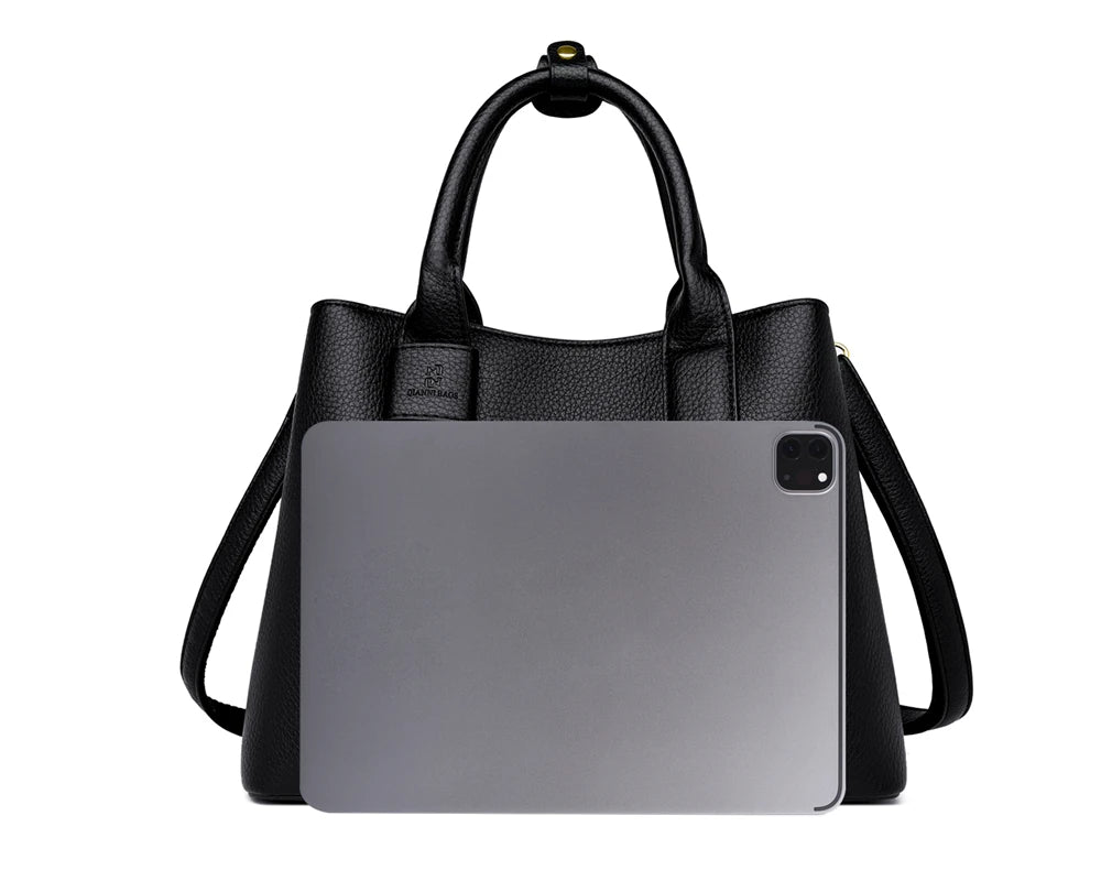 Business Handbags For Women 2022 Luxury Designer Handbag Pure Color Big Capacity Shoulder Crossbody Bags Branded Top-handle Tote