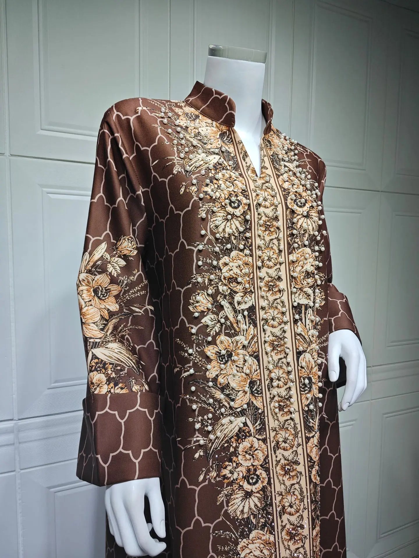 Muslim Dress Women Abaya Eid Diamond Party Dresses Arab Long Robe Print Abayas Dubai Morocco Kaftan Islam Jalabiya Vestidos 2026