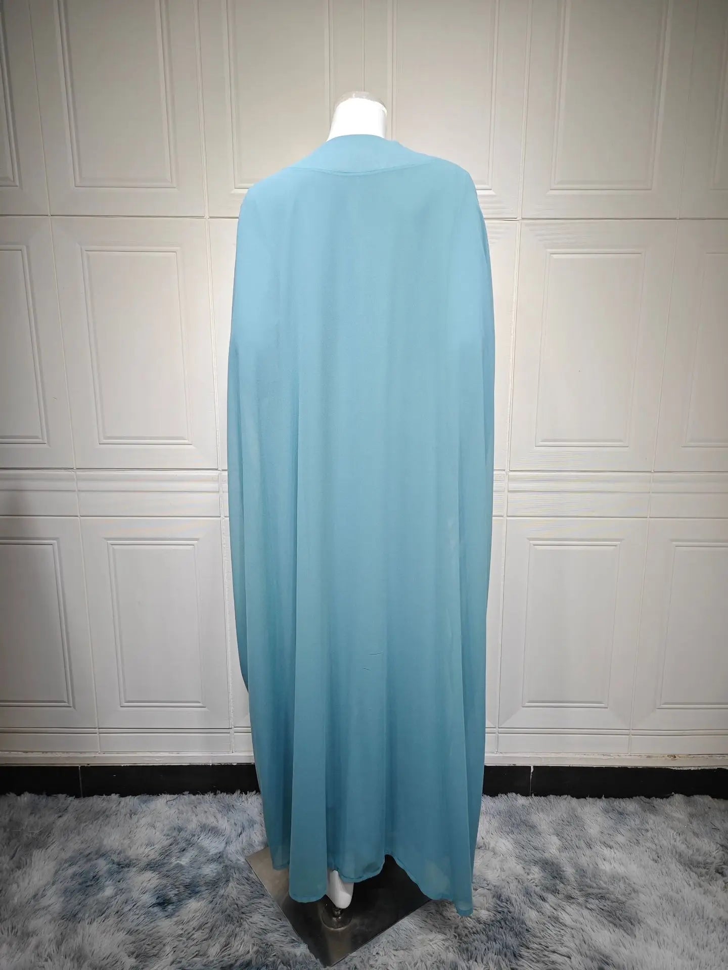 Eid Women Abaya Dress Muslim 2 Piece Set Cardigan with Inner Dress Lace-up Robe Caftan Robe Jalabiya Ramadan Morocco Kaftan 2025