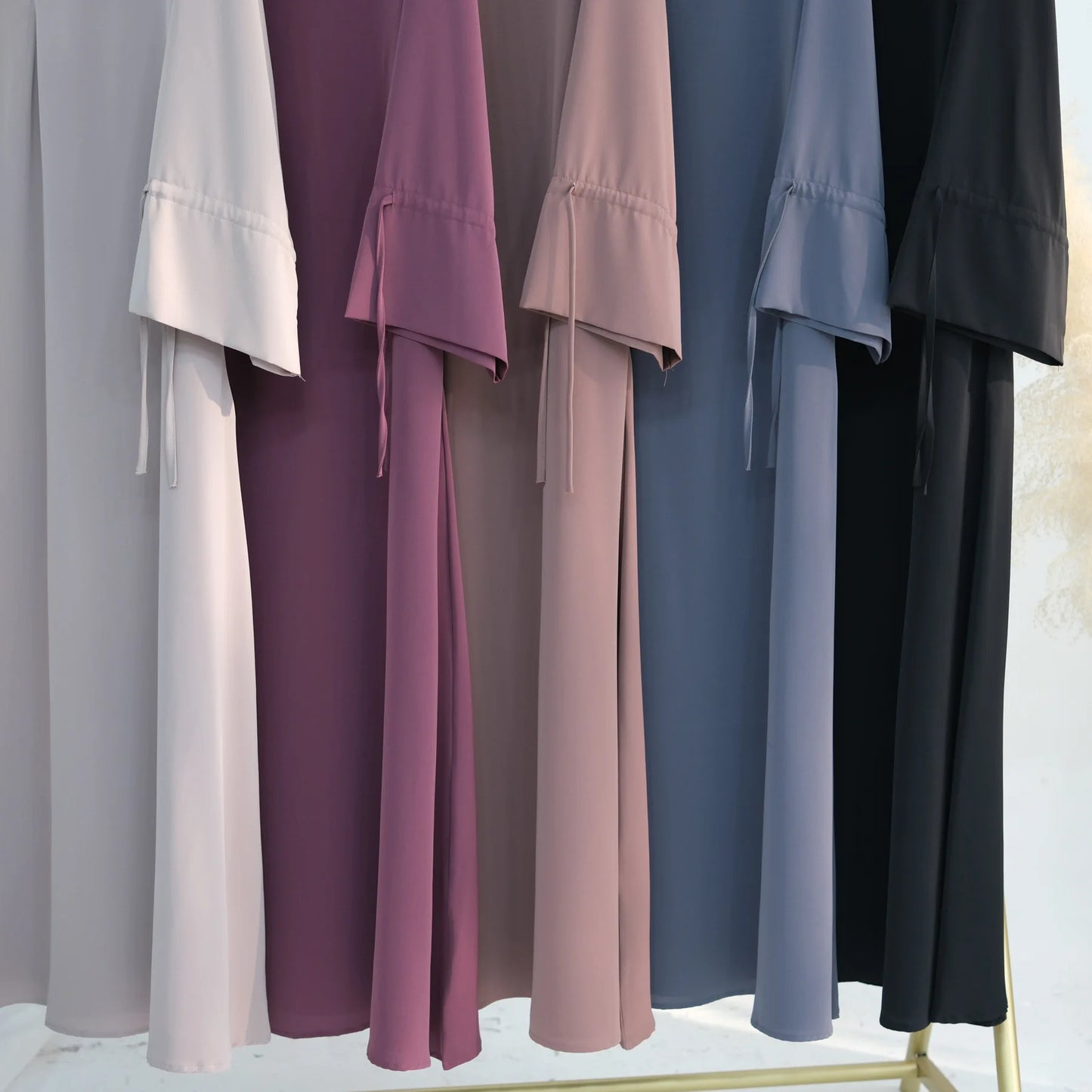 Ramadan Arabic Muslim Women Modest Dress 2025 Elegant Dubai Plain Abaya Islamic Church Clothing Fashion Loose Turkey Solid Robe