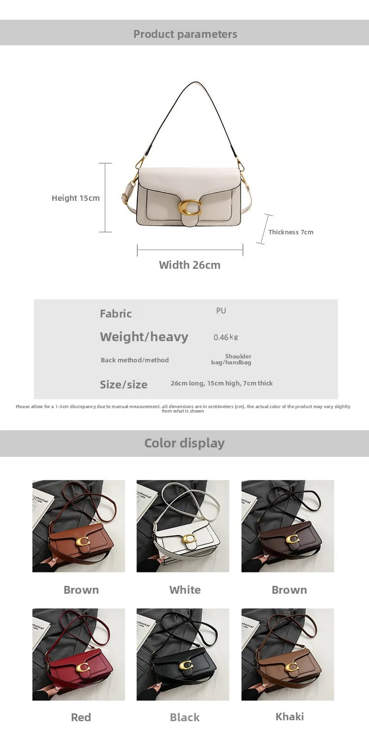 High-end Style Women's Bag 2026 New Fashion Retro Versatile Commute Best-selling Underarm Handbag Crossbody Bag for Women