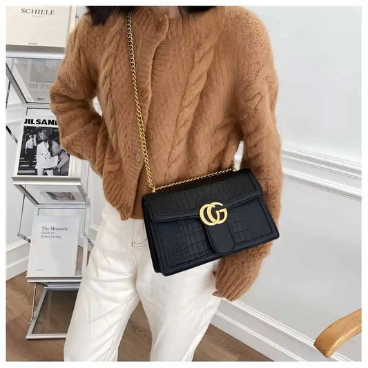 New Fashion Women's Handbag Large Capacity Extremely Simple Shoulder Bag Lightweight Handbag Luxury Commuter Bag