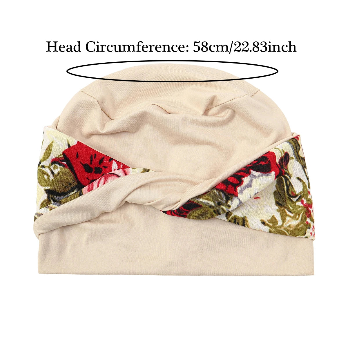 2025 New Muslim Women Twist Braid Turban Hats Pre Tied Headscarf Print Flower Hijabs Bandana Chemo Beanies Caps Cover