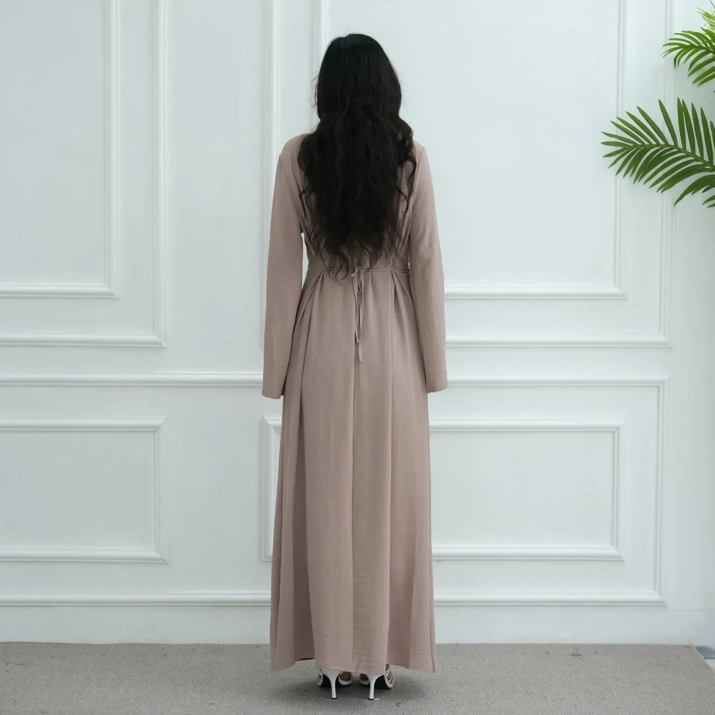 Muslim Long Robe Eid Abaya for Women Wrap Dresses Ramadan Morocco Dubai Luxury Kaftan Islam Saudi Vestidos Arab Jalabiya Abayas