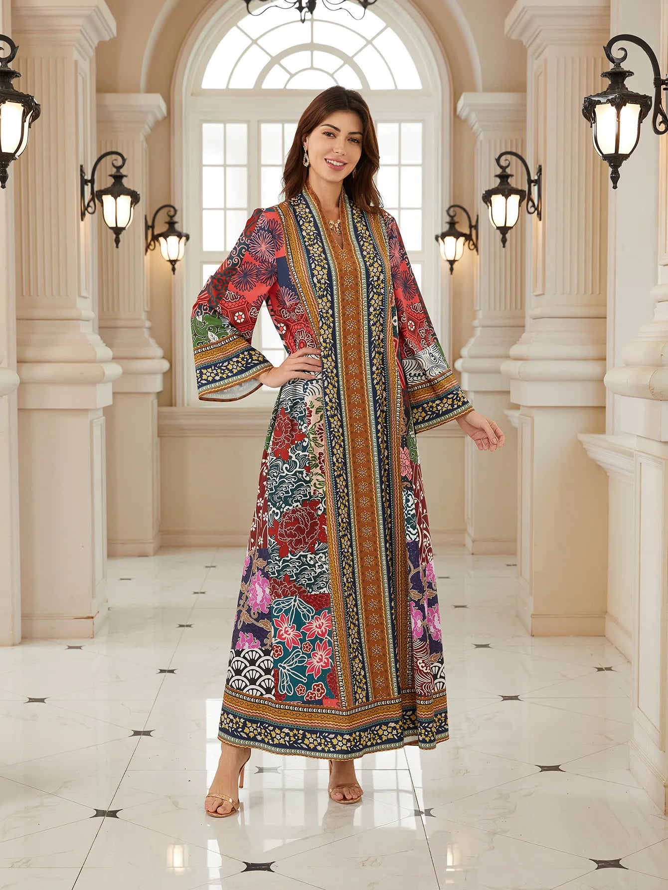 Luxurious Abaya Embroidered Floral Pullover Abaya Conservative Long Sleeve Abaya Designer Dubai Embroidered Galabiyat