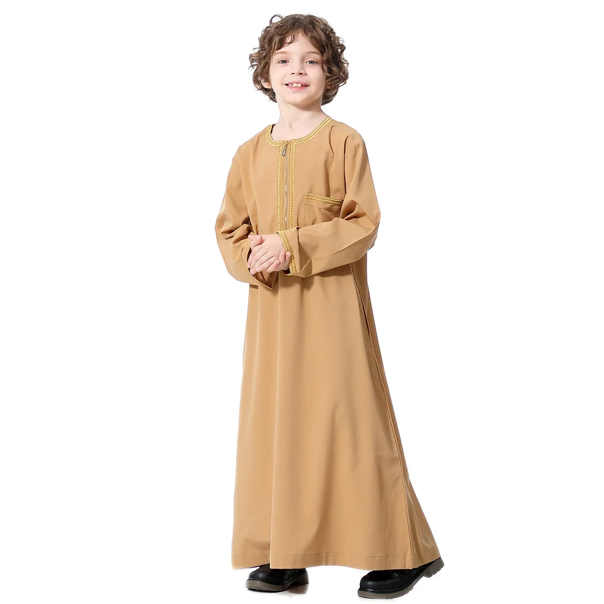 Abaya Dubai Long Robe Boys Jilbab Khimar Turkey Ramadan Muslim Clothes Kaftan Moroccan Islam Hijab Abayas Arab Islamic Clothing