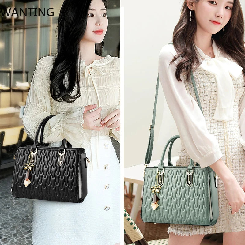 Women's Tote Bag Luxury Designer Fashion Shoulder Bags Large Capacity Graceful Hand Bags for Women Casual Female Handbags
