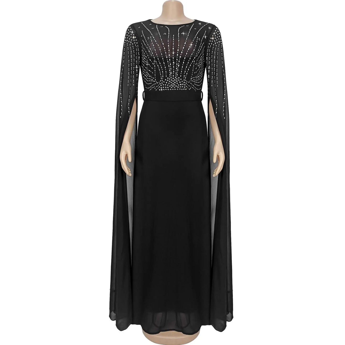 Muslim Full Dress Abayas Women Party Dresses Diamonds Lace Up Ramadan Morocco Dubai Kaftan Islam Vestidos Long Robe Jalabiya