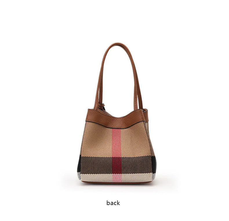 Aidrani Small Checkered Handbag: Chic Design, Signature Style