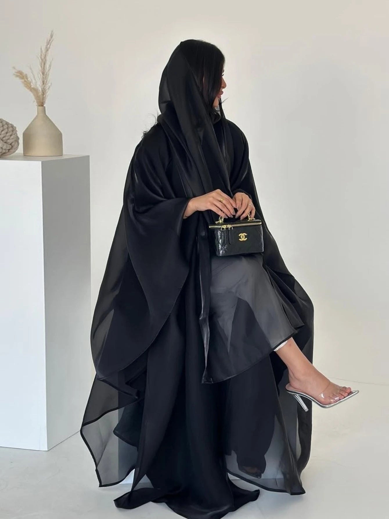 Eid  Women Abaya Muslim Cardigan Dresses Scarf Silky Abayas Ramadan Morocco Dubai Jalabiya Kaftan Vestidos Arab Long Robe 2025