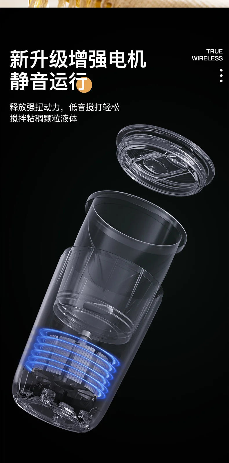 350ml Self-Stirring Mug Stainless Steel Thermal Insulation USB Rechargeable Auto Magnetic Mug Waterproof Self Mixing Coffee Cup