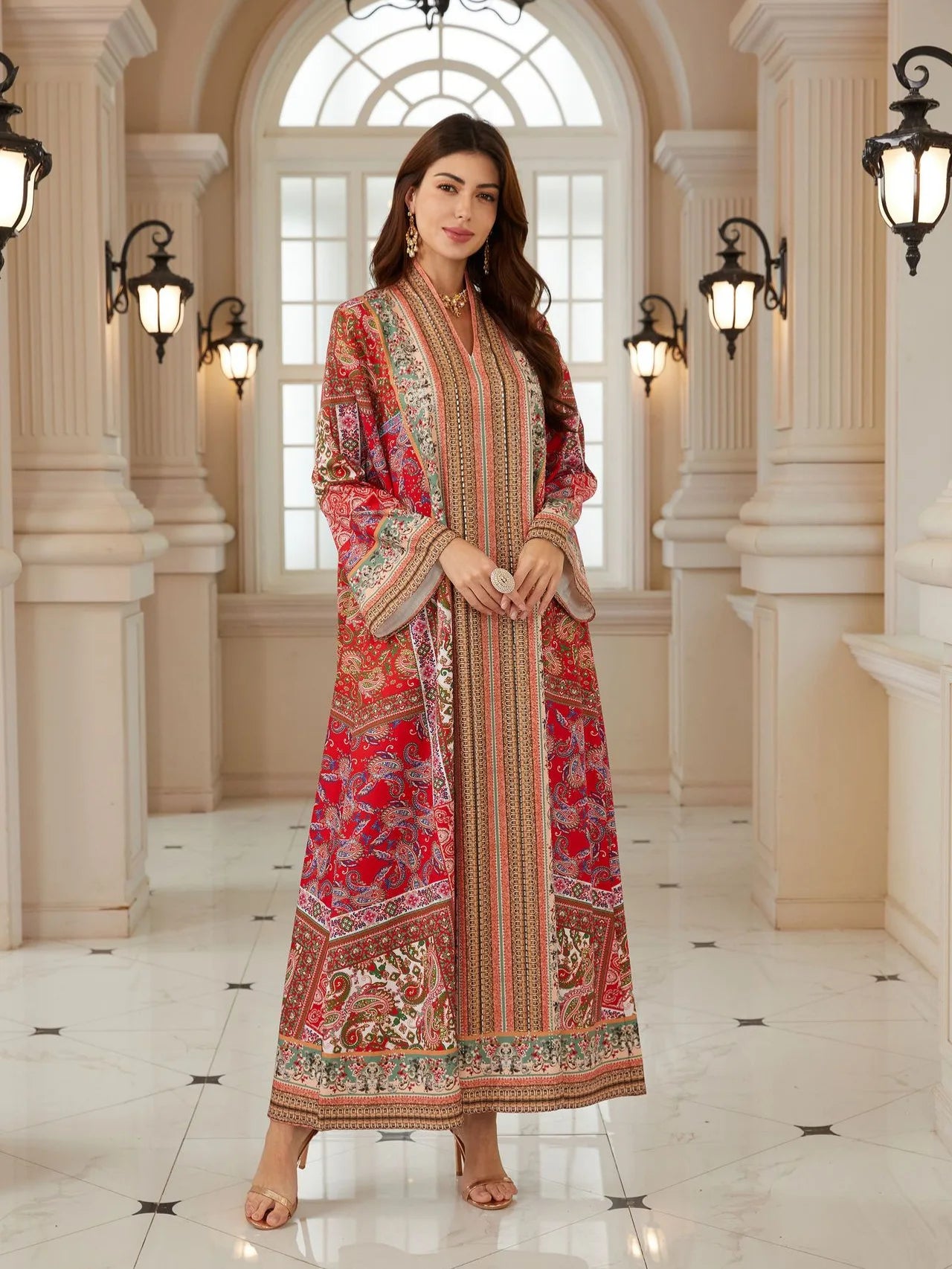 Luxurious Abaya Embroidered Floral Pullover Abaya Conservative Long Sleeve Abaya Designer Dubai Embroidered Galabiyat