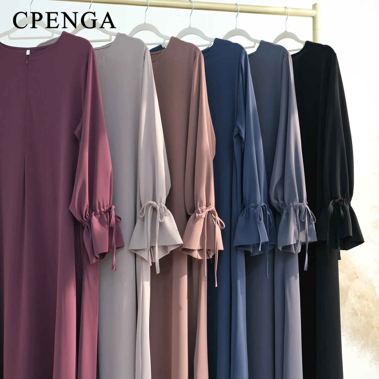 Ramadan Arabic Muslim Women Modest Dress 2025 Elegant Dubai Plain Abaya Islamic Church Clothing Fashion Loose Turkey Solid Robe
